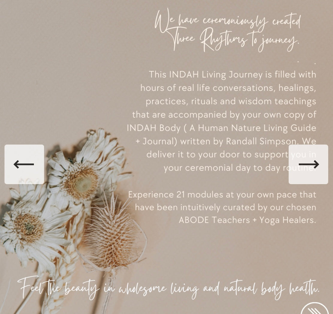 INDAH Living Journey: A Home Rhythm for Feeling Beauty & Inner Harmony